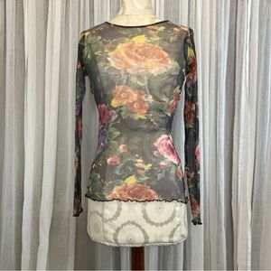 Y2K Vintage Weston Wear Floral Top